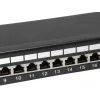 Equip 24-Port Cat.6 Shielded Patch Panel, Light Grey