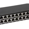Equip 48-Port Cat.6 Shielded Patch Panel, Black