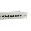 Equip 24-Port Cat.6A Shielded Patch Panel, Light Grey, 10/100/1000Base-T(X), Gigabit Ethernet, 1000 Mbit/s, RJ-45, Cat6a, Rack mounting