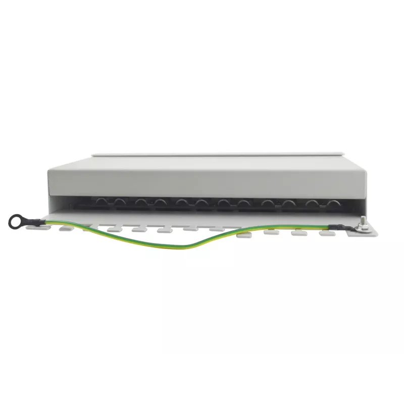 Equip 12-Port Cat.6 Desktop Patch Panel, Light Grey, 10/100/1000Base-T(X), Gigabit Ethernet, 1000 Mbit/s, RJ-45, Cat6, 1U