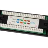 Equip 24-Port Cat.5e Unshielded Patch Panel, Black, Cat5e, Rack mounting, 1U, Black, RoHS, CE