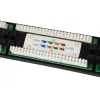 Equip 24-Port Cat.5e Unshielded Patch Panel, Black, Cat5e, Rack mounting, 1U, Black, RoHS, CE