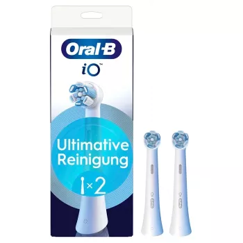 Oral-B iO Ultimate Clean replacement brush heads, white, 2 pcs