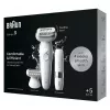 Epilator BRAUN Silk-épil 9 SES9-341 — 40 tweezers, Wet & Dry, 50 min battery, 2 speeds, White