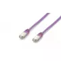 Network Cable Equip Cat.6A Platinum S/FTP RJ-45 5m Purple