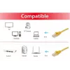 Equip Cat.6A S/FTP Patch Cable, 3.0m, Yellow, 3 m, Cat6a, S/FTP (S-STP), RJ-45, RJ-45, Yellow