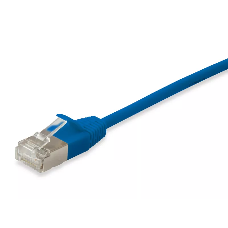 Network Cable Equip Cat.6A F/FTP Slim Patch Cable RJ-45 2m Blue
