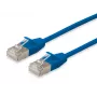 Equip Cat.6A F/FTP Slim Patch Cable, 7.5m, Blue, 7.5 m, Cat6a, F/FTP (FFTP), RJ-45, RJ-45, Blue