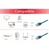 Equip Cat.6A F/FTP Slim Patch Cable, 7.5m, Blue, 7.5 m, Cat6a, F/FTP (FFTP), RJ-45, RJ-45, Blue