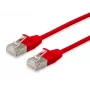 Network Cable Equip Cat.6A F/FTP Slim Patch Cable RJ-45 15m Red