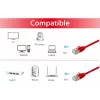 Network Cable Equip Cat.6A F/FTP Slim Patch Cable RJ-45 20m Red