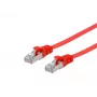 Equip Cat.6A U/FTP Flat Patch Cable, 0.5m, Red