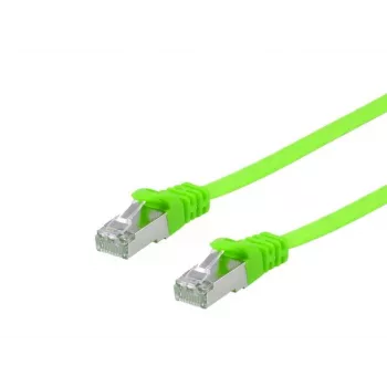 Network Cable Equip Cat.6A U/FTP Flat Patch Cable RJ-45 1m Green