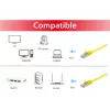 Network Cable Equip Cat.6A U/FTP Flat Patch Cable RJ-45 2m Yellow