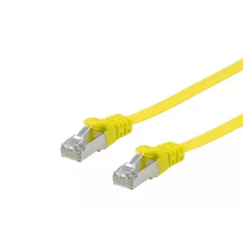 Network Cable Equip Cat.6A U/FTP Flat Patch Cable RJ-45 5m Yellow