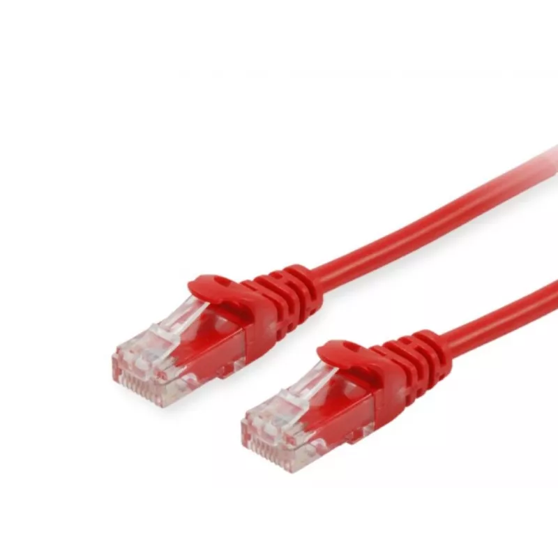 Equip Cat.6A U/UTP Patch Cable, 2m, Red, 2 m, Cat6a, U/UTP (UTP), RJ-45, RJ-45, Red
