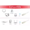 Patch Cable Equip Cat.6A U/UTP RJ-45 0.5m White