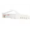 Equip Cat.6A U/UTP Patch Cable, 2.0m, White, 2 m, Cat6a, U/UTP (UTP), RJ-45, RJ-45, White