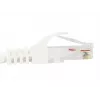 Equip Cat.6A U/UTP Patch Cable, 2.0m, White, 2 m, Cat6a, U/UTP (UTP), RJ-45, RJ-45, White