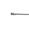 Network Cable Equip Cat.6A S/FTP Patch Cable Angled to Straight RJ-45 1.0m White
