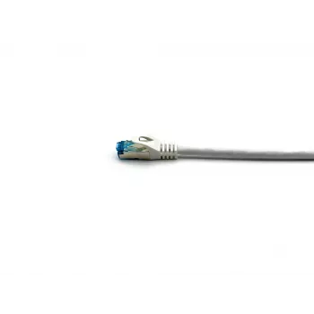 Network Cable Equip Cat.6A S/FTP Patch Cable Angled to Straight RJ-45 1.0m White