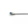 Network Cable Equip Cat.6A S/FTP Patch Cable Angled to Straight RJ-45 1.0m White
