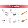 Network Cable Equip Cat.6A S/FTP RJ-45 0.15m Orange