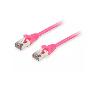 Equip Cat.6A S/FTP Patch Cabl, Pink, 1.5m, 1.5 m, Cat6a, S/FTP (S-STP), RJ-45, RJ-45, Pink