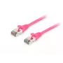 Equip Cat.6A S/FTP Patch Cabl, Pink, 1.5m, 1.5 m, Cat6a, S/FTP (S-STP), RJ-45, RJ-45, Pink