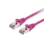 Equip Cat.6 S/FTP Patch Cable, 2.0m, Purple, 2 m, Cat6, S/FTP (S-STP), RJ-45, RJ-45, Purple