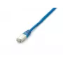 Equip Cat.6A Platinum S/FTP Patch Cable, 5.0m, Blue, 5 m, Cat6a, S/FTP (S-STP), RJ-45, RJ-45, Blue