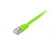 Equip Cat.6A U/FTP Flat Patch Cable, 3.0m, Green, 3 m, Cat6a, U/FTP (STP), RJ-45, RJ-45, Green