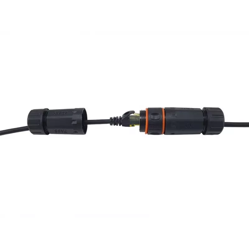 Equip Cat.6A S/FTP Outdoor Patch Cable, 3.0m, Black, 3 m, Cat6a, S/FTP (S-STP), RJ-45, RJ-45, Black
