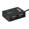 Equip 128952 interface hub USB 2.0 480 Mbit/s Black