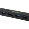 Equip 128953 interface hub USB 3.2 Gen 1 (3.1 Gen 1) Type-A 5000 Mbit/s Black