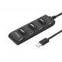 Equip 7-Port USB 2.0 Hub, USB 2.0, USB 2.0, 480 Mbit/s, Black, China, CE, RoHS