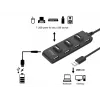 Equip 7-Port USB 2.0 Hub, USB 2.0, USB 2.0, 480 Mbit/s, Black, China, CE, RoHS