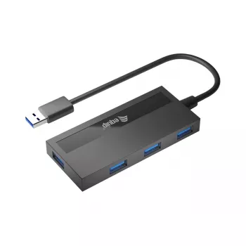 USB Hub Equip 4-Port USB 3.0 with USB-C Adapter