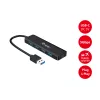 4-Port USB 3.2 Gen 1 Hub Equip with USB-C Adapter Black 5000 Mbit/s