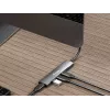 Equip USB-C 4-Port USB 3.2 Gen 1 Hub, USB 3.2 Gen 1 (3.1 Gen 1) Type-C, USB 3.2 Gen 1 (3.1 Gen 1) Type-C, 5000 Mbit/s, Black, Silver, Aluminium, 0.15 m