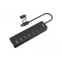 USB Hub Equip 7-Port USB 3.2 Gen 1 Hub with Power Adapter