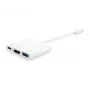USB Type C to HDMI Female/USB A Female/PD Adapter Equip 133461