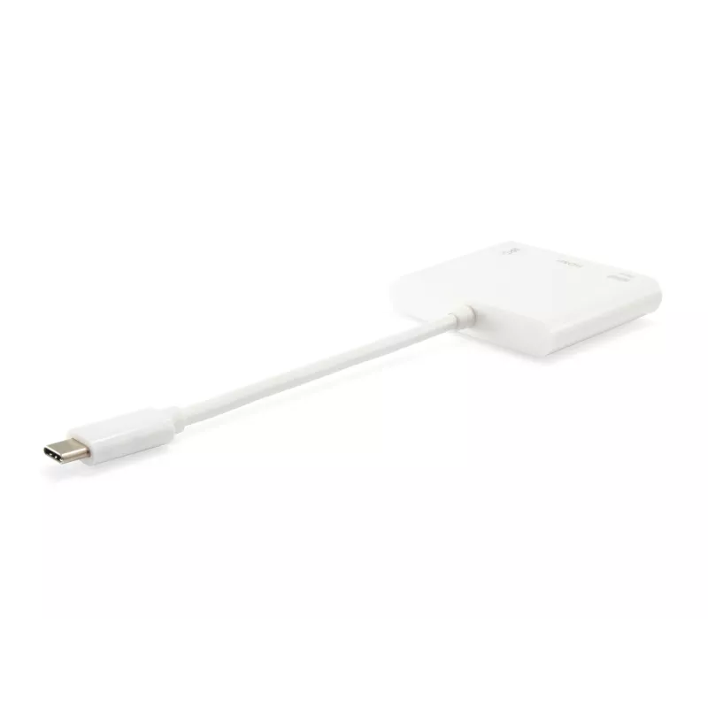 USB Type C to HDMI Female/USB A Female/PD Adapter Equip 133461