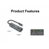 Equip USB-C to RJ45 Gigabit Network + PD Adapter USB Type-C 100W