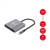 Equip 3 in 1 USB-C to HDMI / USB-A / USB PD Adapter, 3.2 Gen 1 (3.1 Gen 1), USB Type-C, HDMI output, 3840 x 2160 pixels