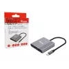 Equip 3 in 1 USB-C to HDMI / USB-A / USB PD Adapter, 3.2 Gen 1 (3.1 Gen 1), USB Type-C, HDMI output, 3840 x 2160 pixels