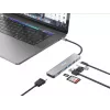 Equip USB-C 7 in 1 Multifunctional Adapter, HDMI 4K/60Hz, USB 3.2 Gen1 x 3 , TF/MICRO SD, 100W USB PD