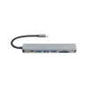 Equip USB-C 7 in 1 Multifunctional Adapter, HDMI 4K/60Hz, USB 3.2 Gen1 x 3 , TF/MICRO SD, 100W USB PD