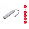 Equip USB-C 7 in 1 Multifunctional Adapter, HDMI 4K/60Hz, USB 3.2 Gen1 x 3 , TF/MICRO SD, 100W USB PD