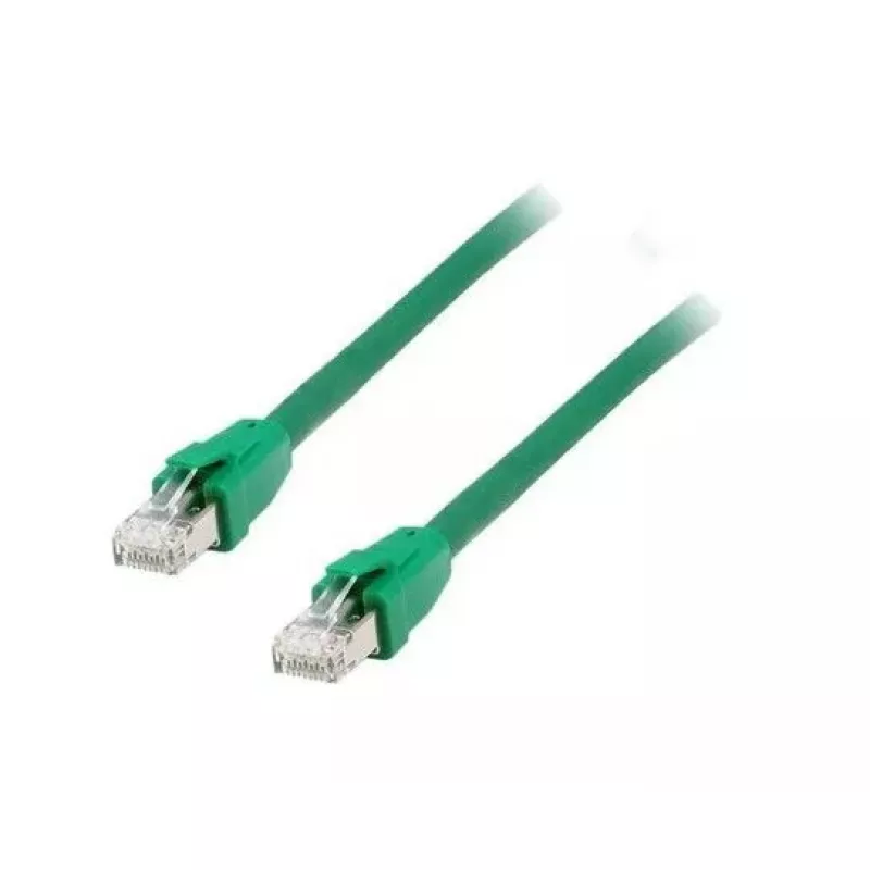 Network Cable Equip Cat 8.1 S/FTP (PIMF) Patch Cable RJ-45 Cat8.1 0.5m Green